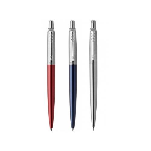Набор Parker Jotter London Trio: гелевая ручка Red CT + шариковая ручка Blue CT + карандаш Stainless Steel CT; - купить необычные подарки в Воронеже