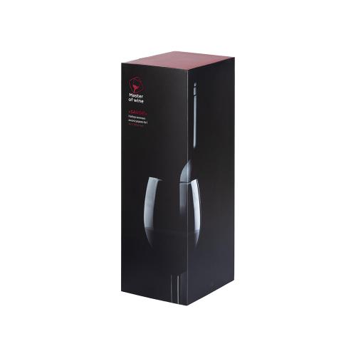 Набор винных аксессуаров 4в1 Savoie с покрытием soft touch; - купить подарки с логотипом в Воронеже