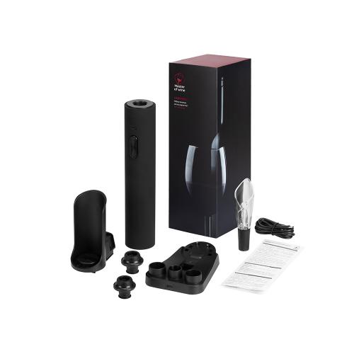 Набор винных аксессуаров 4в1 Savoie с покрытием soft touch; - купить именные сувениры в Воронеже