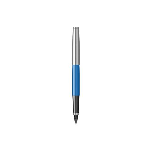 Ручка перьевая Parker Jotter Originals Blue Chrom CT, перо: F, цвет чернил: blue; - купить именные сувениры в Воронеже