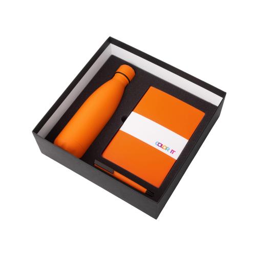 Подарочный набор c блокнотом C1, ручкой и термобутылкой; - купить необычные подарки в Воронеже