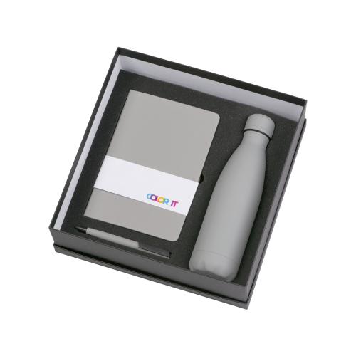 Подарочный набор c блокнотом C1, ручкой и термобутылкой; - купить необычные подарки в Воронеже