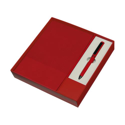 Набор блокнот в гибкой обложке А5 и металлическая шариковая ручка Nabokov; - купить необычные подарки в Воронеже