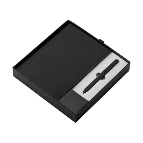 Набор блокнот в гибкой обложке А5 и металлическая шариковая ручка Nabokov; - купить необычные подарки в Воронеже