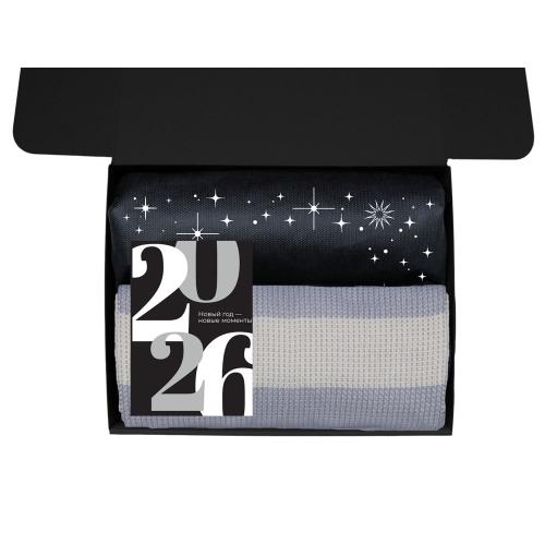 Подарочный набор c пледом, термосом, свечой и миндалем; - купить необычные сувениры в Воронеже