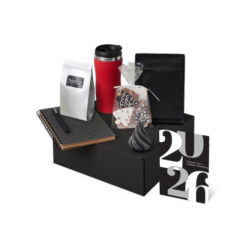 Подарочный набор c термокружкой, чаем, кофе и блокнотом; - купить необычные подарки в Воронеже