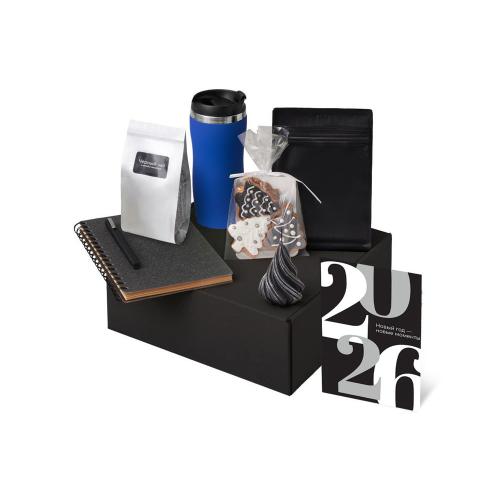 Подарочный набор c термокружкой, чаем, кофе и блокнотом; - купить необычные подарки в Воронеже