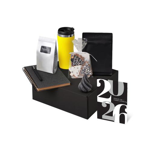 Подарочный набор c термокружкой, чаем, кофе и блокнотом; - купить необычные подарки в Воронеже