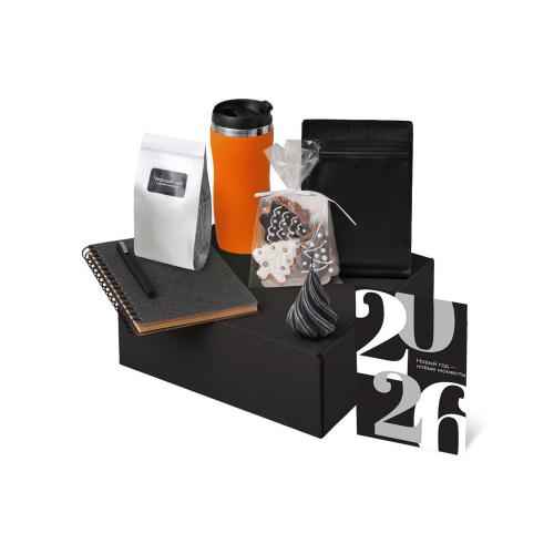 Подарочный набор c термокружкой, чаем, кофе и блокнотом; - купить необычные подарки в Воронеже