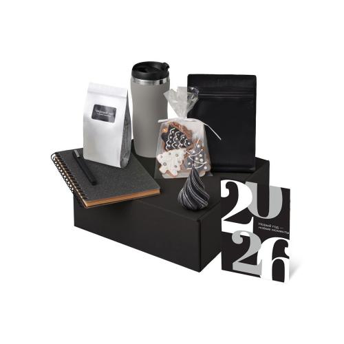 Подарочный набор c термокружкой, чаем, кофе и блокнотом; - купить необычные подарки в Воронеже