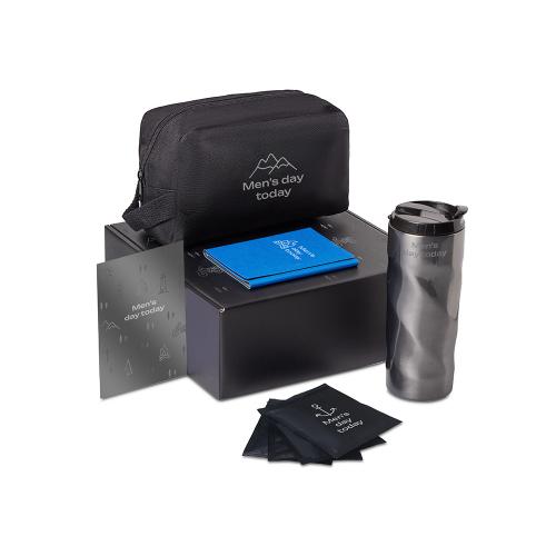 Подарочный набор Re:m. Road  с термокружкой, косметичкой и обложкой для паспорта