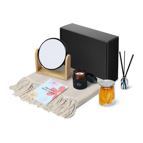 Подарочный набор Re:f. Shelter  с пледом, зеркалом; - купить необычные подарки в Воронеже