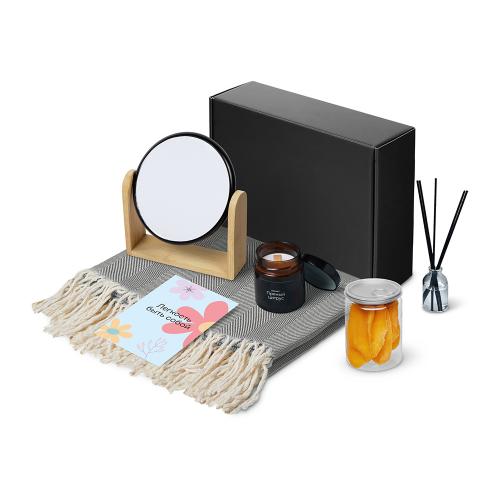 Подарочный набор Re:f. Shelter  с пледом, зеркалом; - купить необычные подарки в Воронеже