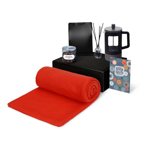 Подарочный набор Re:y. Vive с пледом; - купить необычные подарки в Воронеже