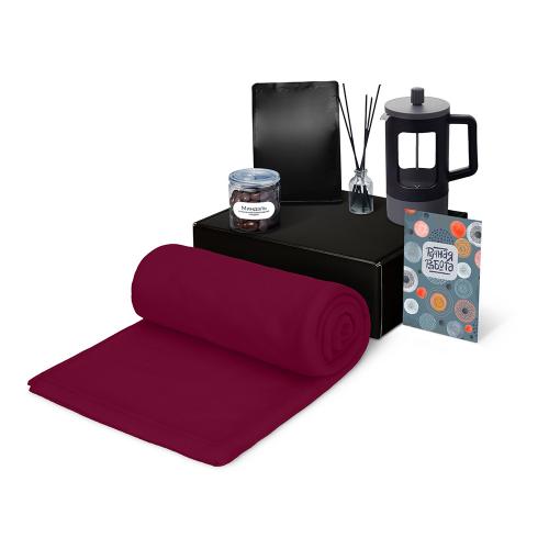 Подарочный набор Re:y. Vive с пледом; - купить необычные подарки в Воронеже