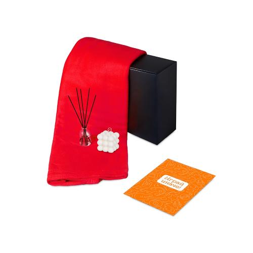 Подарочный набор с пледом, свечой и диффузором; - купить необычные подарки в Воронеже