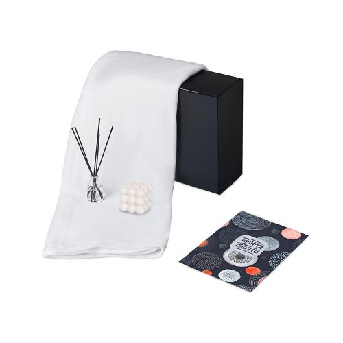 Подарочный набор с пледом, свечой и диффузором; - купить необычные подарки в Воронеже