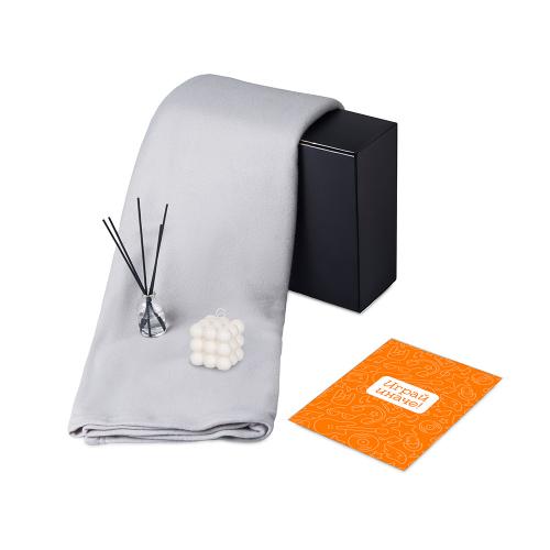 Подарочный набор с пледом, свечой и диффузором; - купить необычные подарки в Воронеже