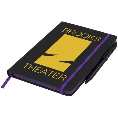 Блокнот Noir Edge среднего размера; - купить подарки с логотипом в Воронеже