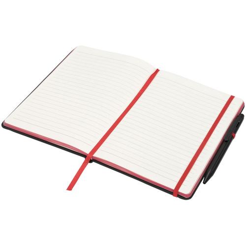 Блокнот Noir Edge среднего размера; - купить именные сувениры в Воронеже