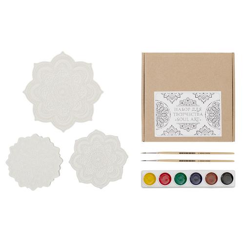 Набор для творчества мандалы из гипса Soul Art; - купить необычные сувениры в Воронеже