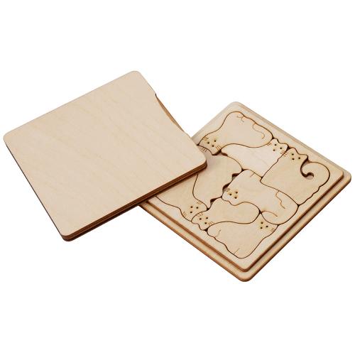 Деревянная головоломка Catgram; - купить необычные подарки в Воронеже