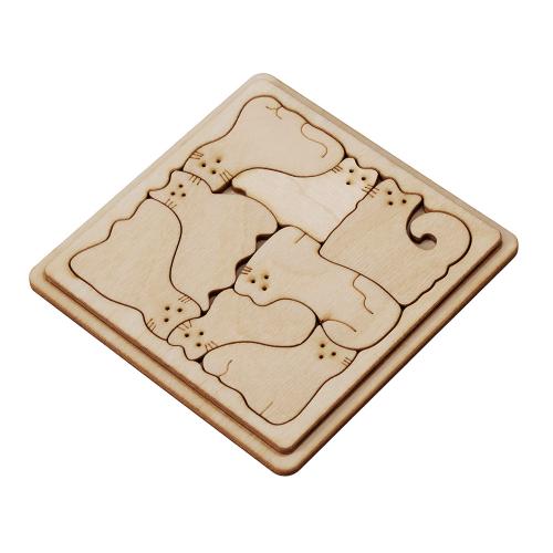 Деревянная головоломка Catgram; - купить необычные сувениры в Воронеже