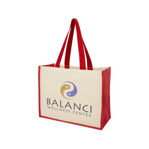 Сумка-тоут Varai для покупок из холщового хлопка и джута ; - купить подарки с логотипом в Воронеже