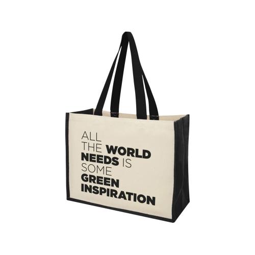 Сумка-тоут Varai для покупок из холщового хлопка и джута ; - купить именные сувениры в Воронеже