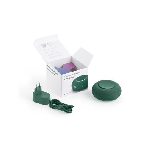 Умная колонка VK Капсула Мини с голосовым помощником Марусей; - купить подарки с логотипом в Воронеже