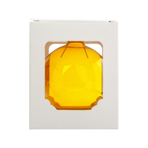Стеклянный шар желтый полупрозрачный, заготовка шара 6 см; - купить необычные сувениры в Воронеже