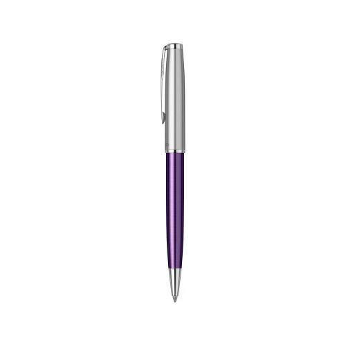 Шариковая ручка Parker Sonnet Essentials Violet SB Steel CT, цвет чернил black, перо: M; - купить необычные подарки в Воронеже