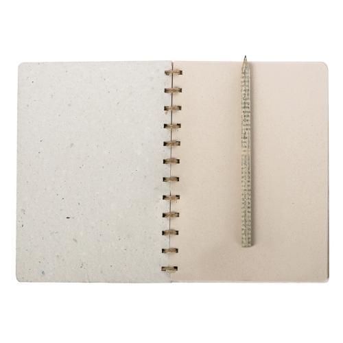 Живой блокнот А5 с бумажным карандашом и семенами цветов микс; - купить подарки с логотипом в Воронеже