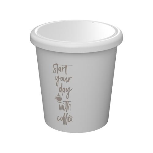 Americano® Piccolo кружка объемом 100 мл с крышкой - Белый; - купить подарки с логотипом в Воронеже