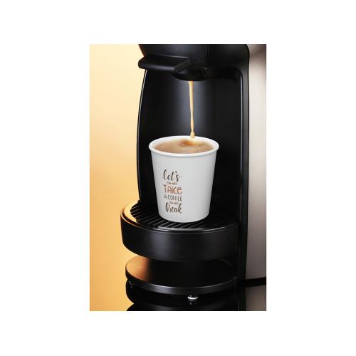 Americano® Piccolo кружка объемом 100 мл с крышкой - сплошной черный; - купить именные сувениры в Воронеже