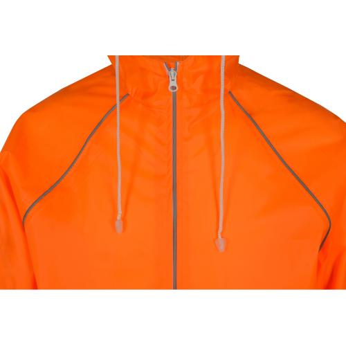 Дождевик Sunshine со светоотражающими кантами, оранжевый; - купить подарки с логотипом в Воронеже