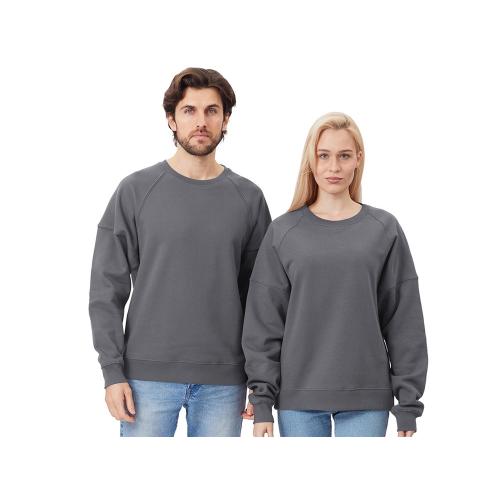 Свитшот оверсайз Paris, унисекс, темно-серый