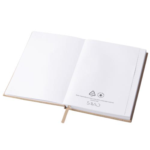 Блокнот из пробки А5 Passiflora, твердая обложка, 80 листов 80 гр/м2 переработанной белой бумаги; - купить именные сувениры в Воронеже