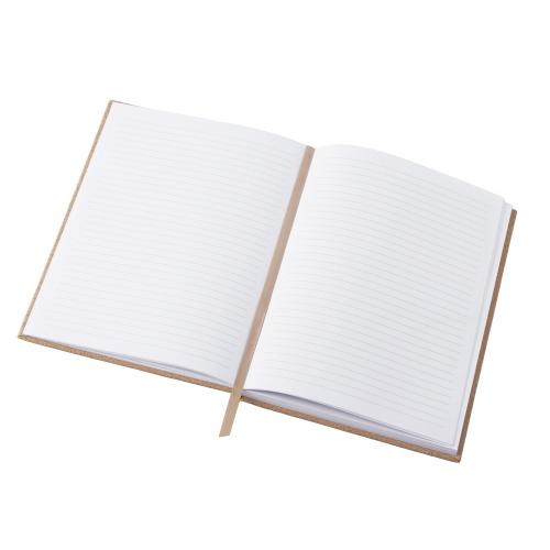 Блокнот из пробки А5 Passiflora, твердая обложка, 80 листов 80 гр/м2 переработанной белой бумаги; - купить подарки с логотипом в Воронеже