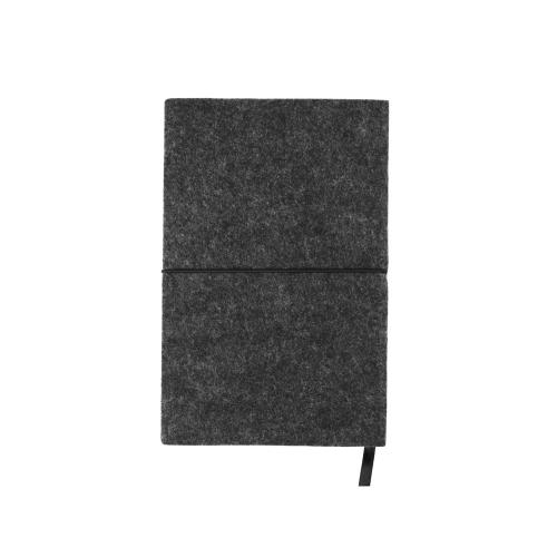 Блокнот из RPET-фетра А5 Felt, гибкая обложка, 80 листов 70 гр/м2 белой бумаги; - купить необычные сувениры в Воронеже