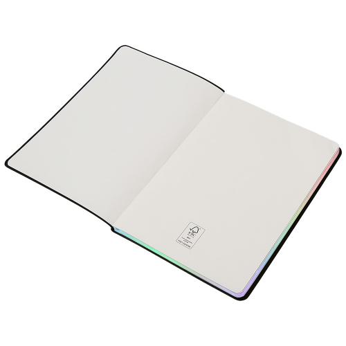 Блокнот А5 в гибкой обложке Fellini с голографическим срезом; - купить необычные сувениры в Воронеже