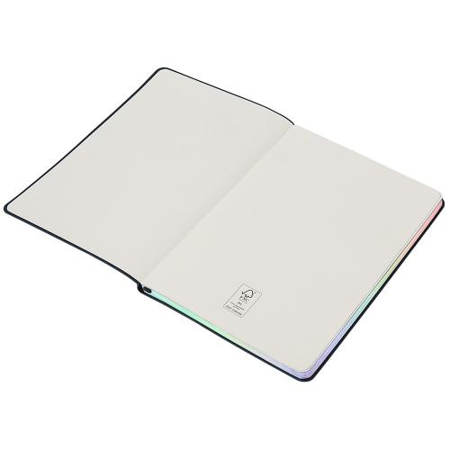 Блокнот А5 в гибкой обложке Fellini с голографическим срезом; - купить необычные сувениры в Воронеже