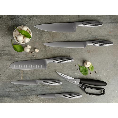 Набор кухонных ножей с блоком, NADOBA; - купить подарки с логотипом в Воронеже