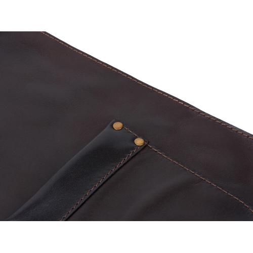 Набор: фартук из натуральной кожи в тубусе; - купить подарки с логотипом в Воронеже