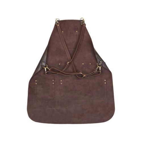 Набор: фартук из натуральной кожи в тубусе; - купить именные сувениры в Воронеже