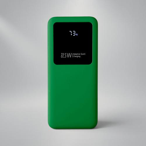 Внешний аккумулятор Kris soft touch, 10000mAh (Зелёный)