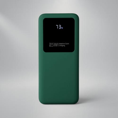 Внешний аккумулятор Kris soft touch, 10000mAh (Тёмно-зелёный)