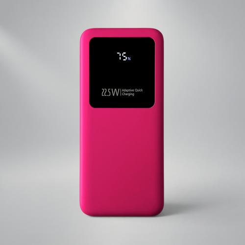 Внешний аккумулятор Kris soft touch, 10000mAh (Розовый)