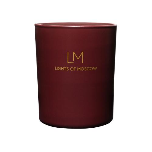 Ароматическая свеча в бордовом стакане Sunset, коллекция Exclusive; - купить необычные подарки в Воронеже