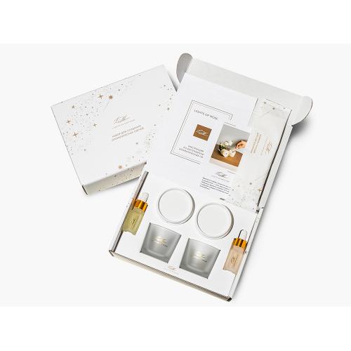 Набор для создания 2-х ароматических свечей: амбра и табак/маракуйя; - купить необычные сувениры в Воронеже